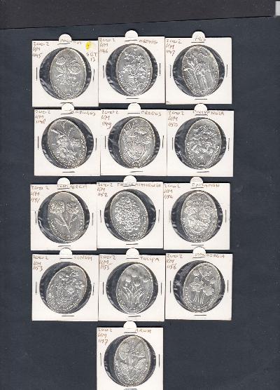 Beschrijving: 13 x 7,5 Miljoen Lira FLOWERS